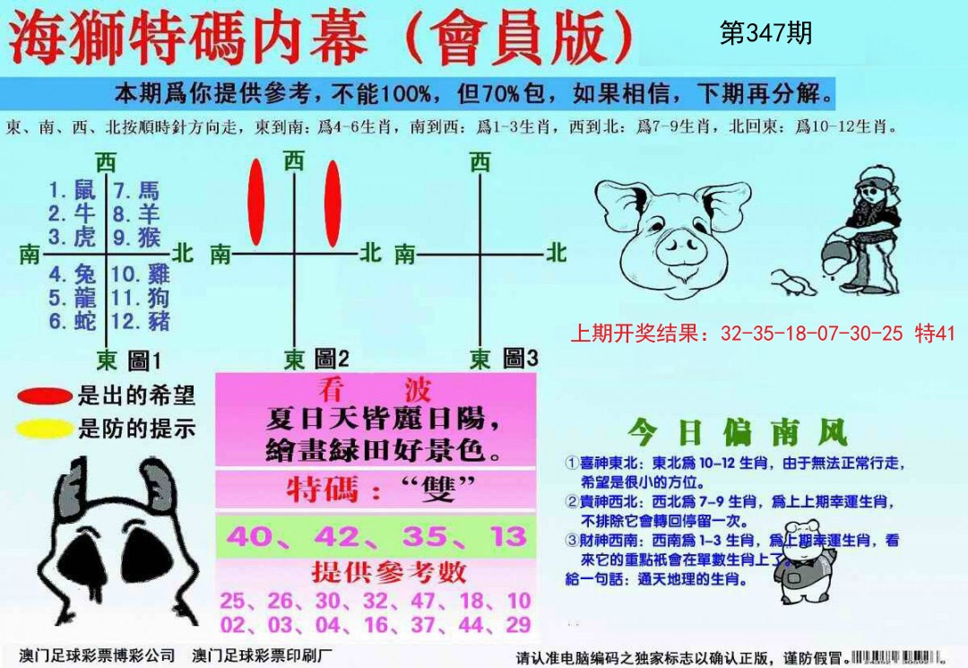 2024347期海狮特码会员报