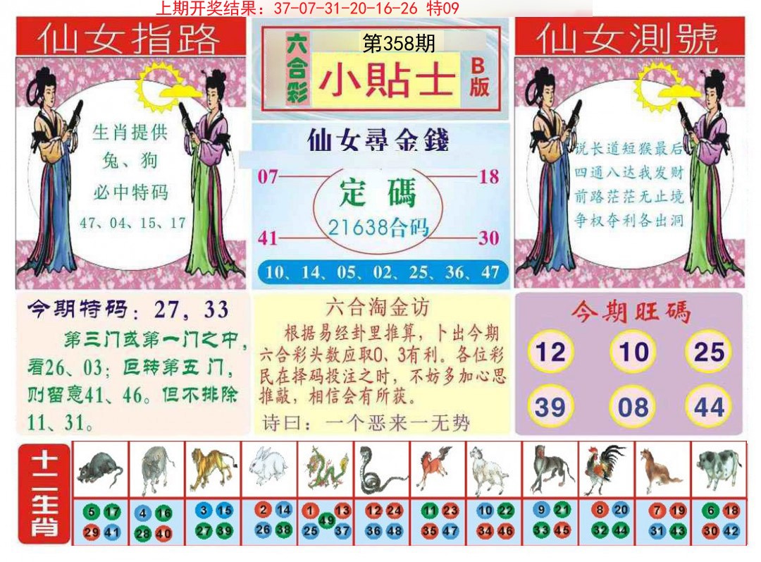 2024358期小贴士B