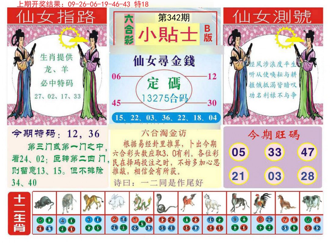 2024342期小贴士B