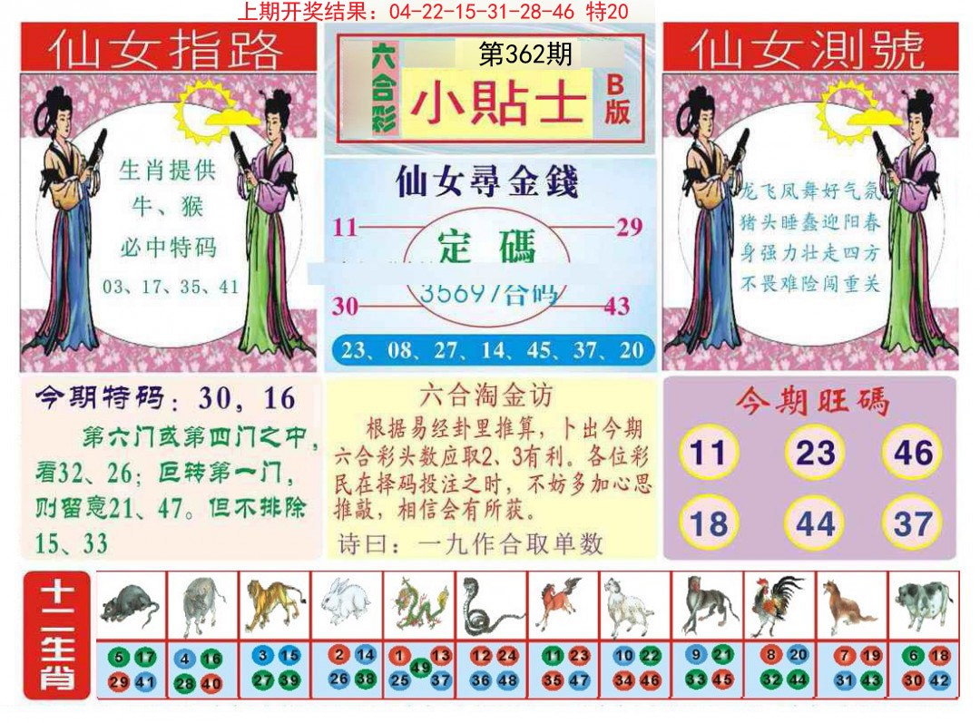 2024362期小贴士B