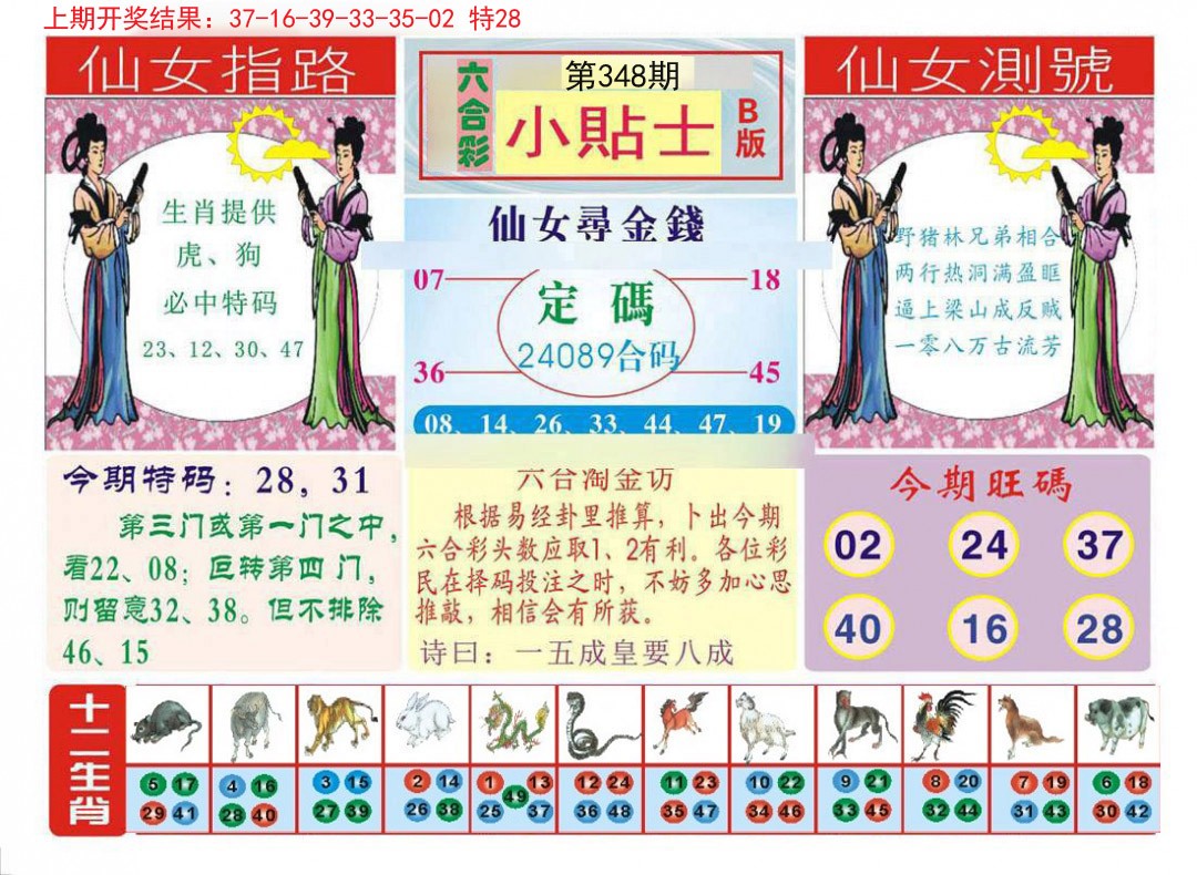 2024348期小贴士B