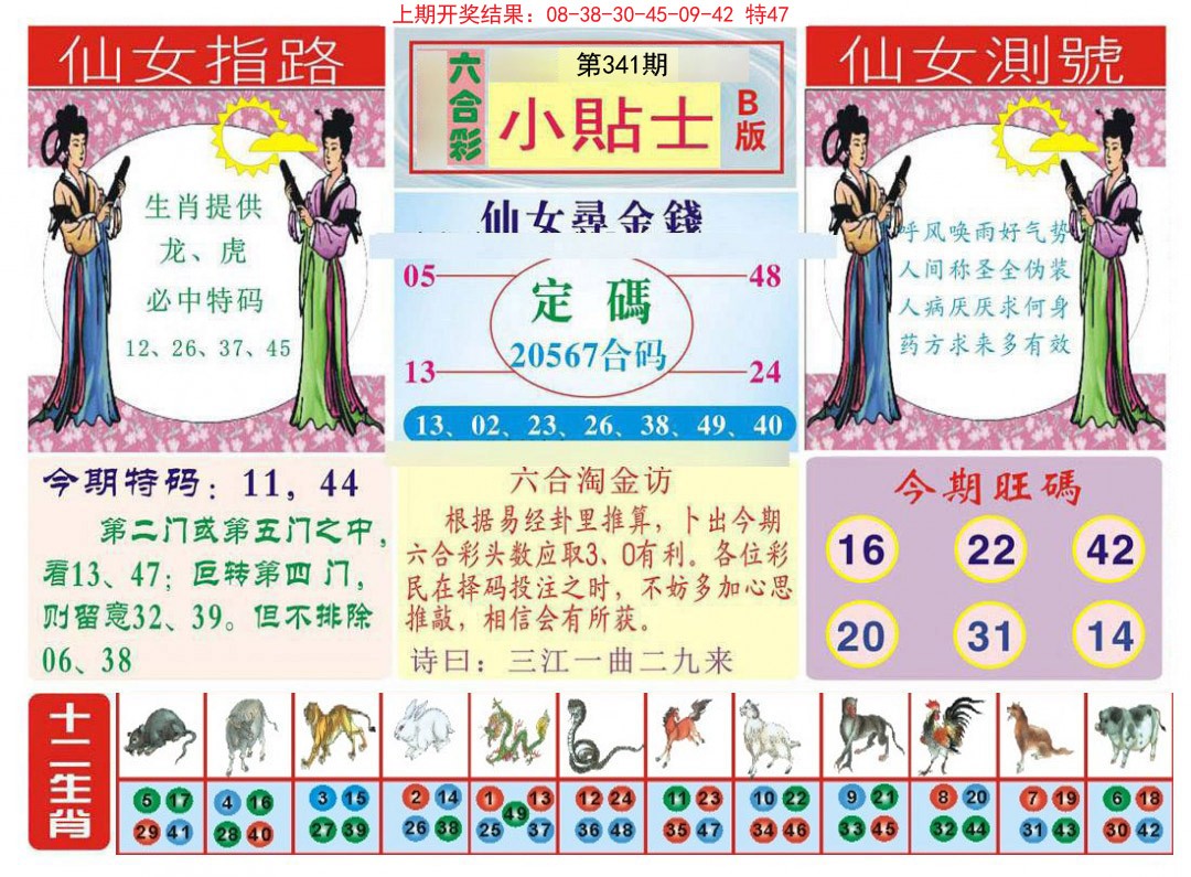2024341期小贴士B
