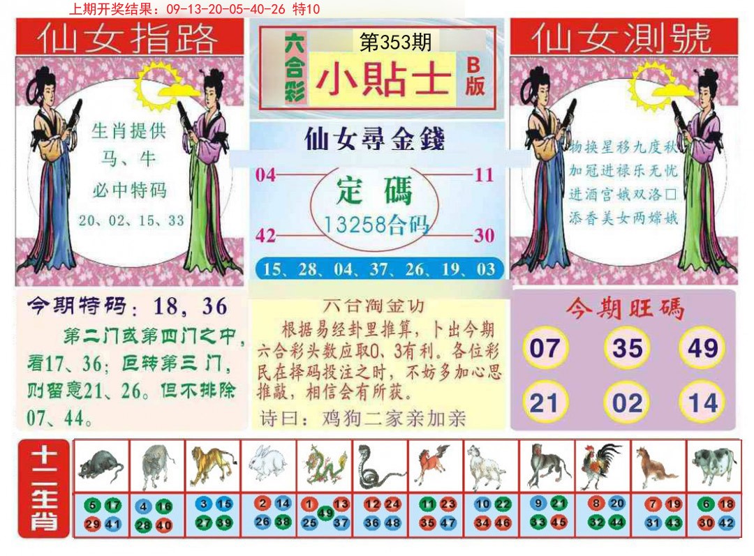 2024353期小贴士B