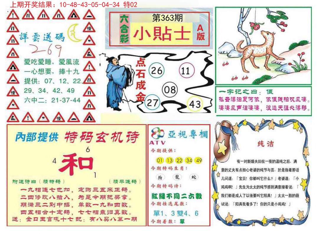 2024363期小贴士A