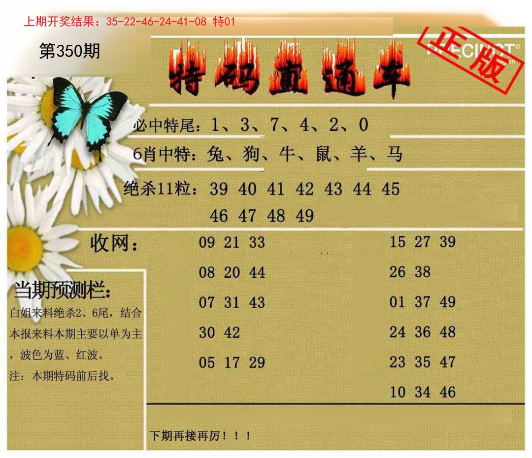 2024350期特码直通车
