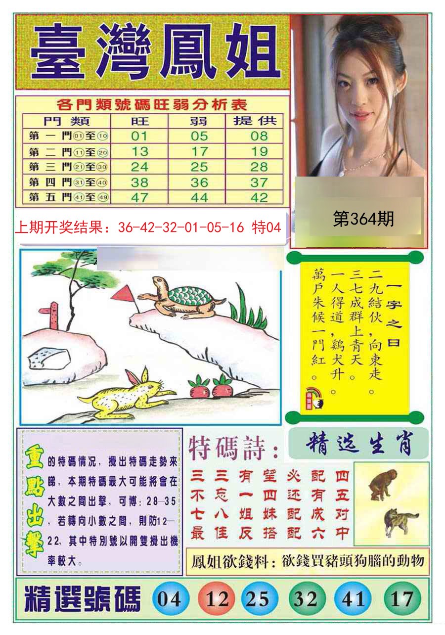 2024364期台湾凤姐