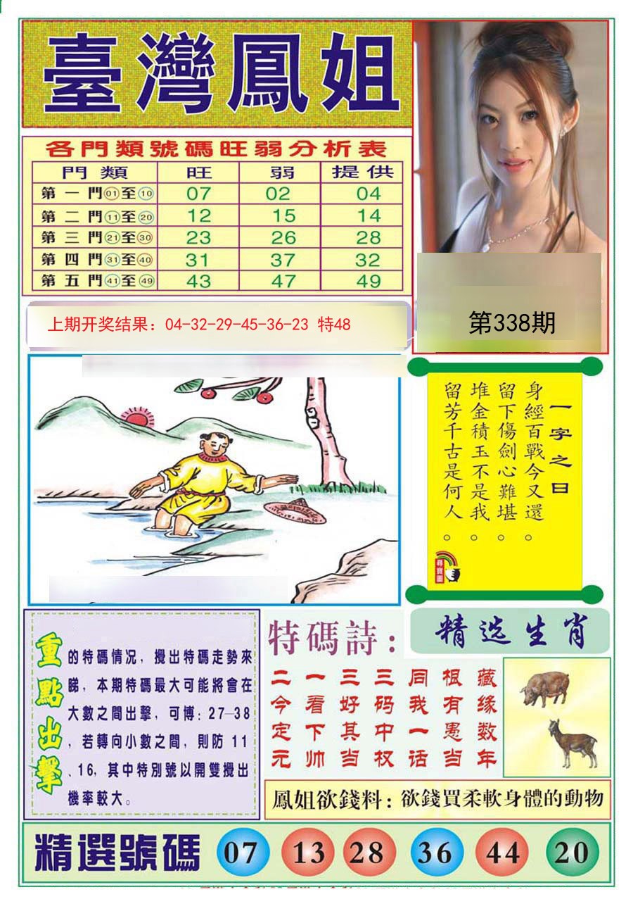 2024338期台湾凤姐