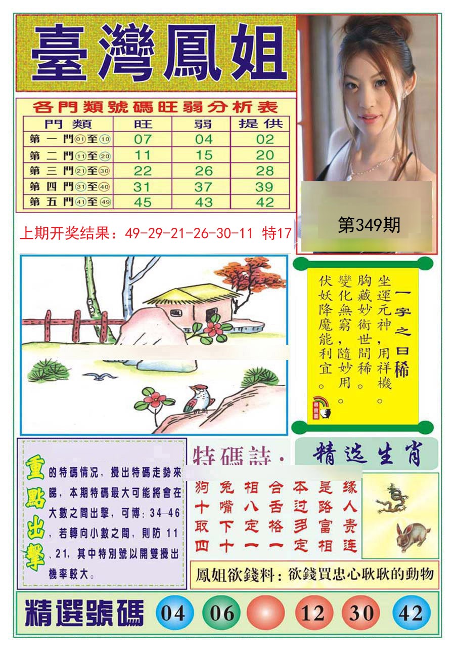 2024349期台湾凤姐
