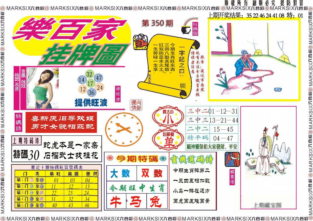 2024350期乐百家挂牌图