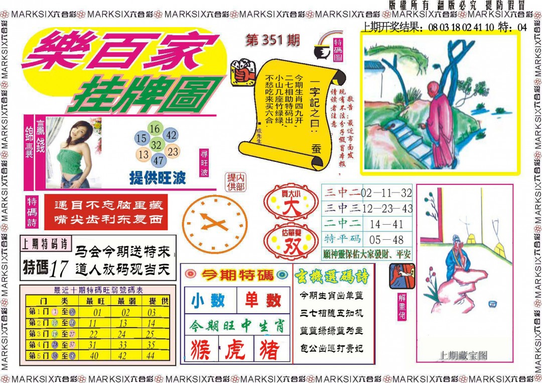 2024351期乐百家挂牌图