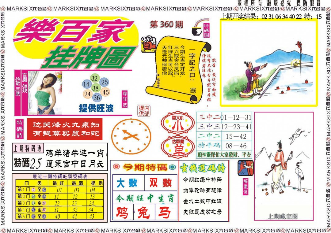 2024360期乐百家挂牌图