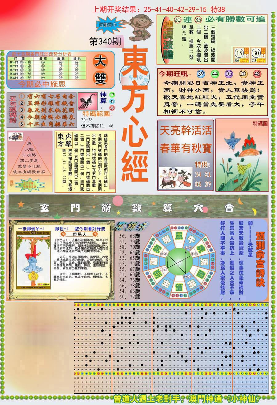 2024340期(新版)东方心经A