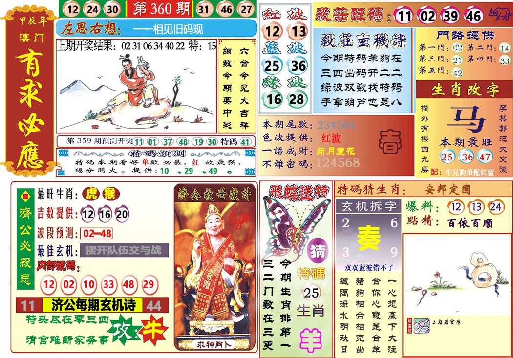 2024360期118有求必应