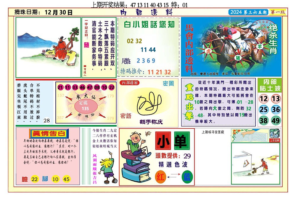 2024365期内部透料A