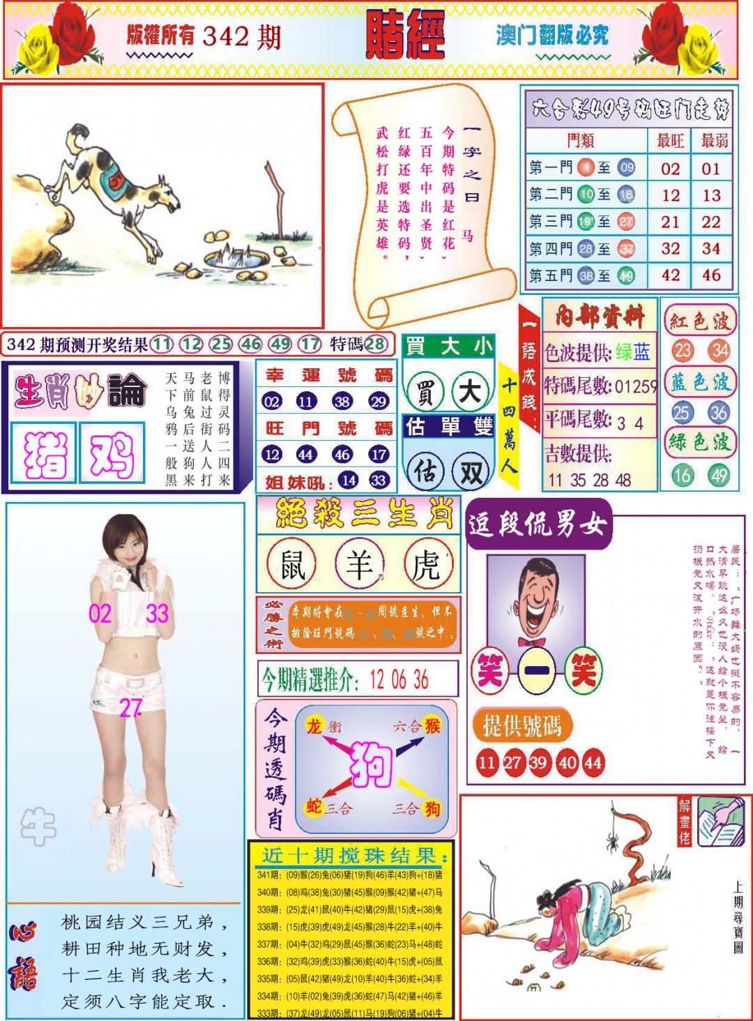 2024342期118赌经