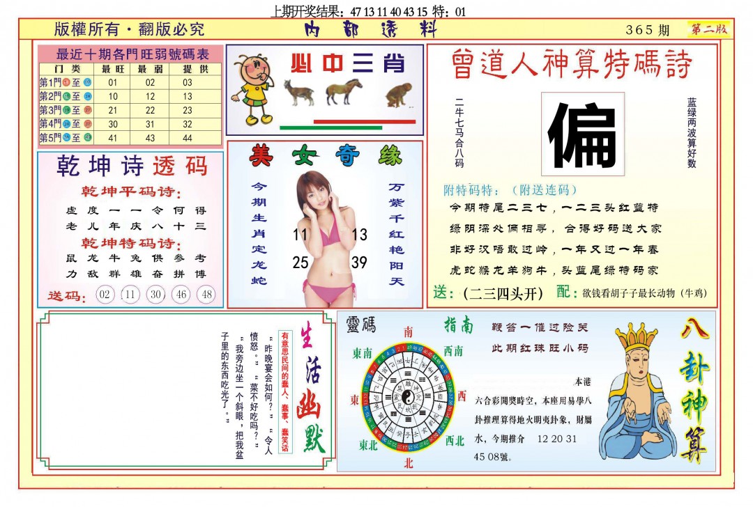 2024365期内部透料B