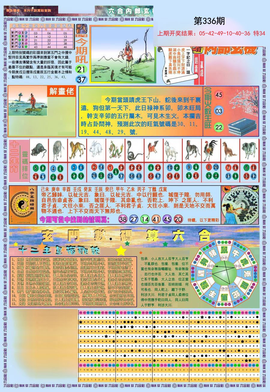 2024336期(新版)内部玄机A