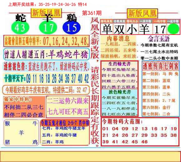 2024361期二代凤凰报