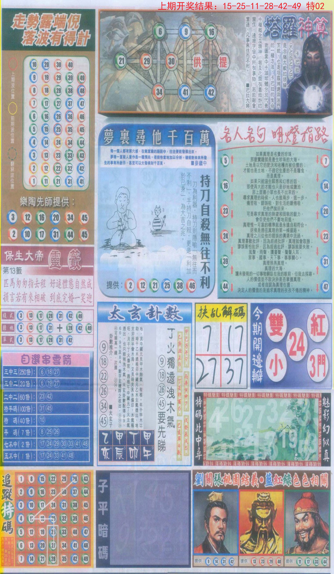 2024345期新报跑狗-2(背面)