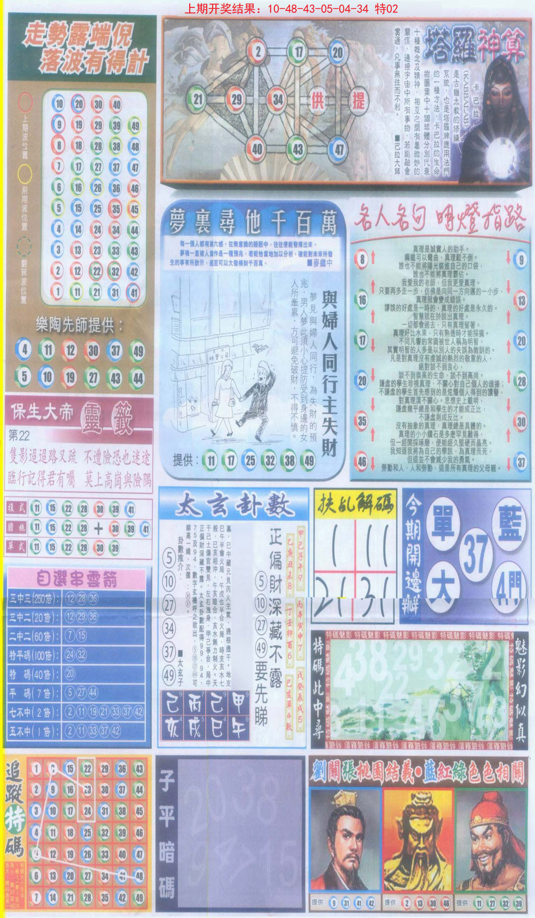 2024363期新报跑狗-2(背面)