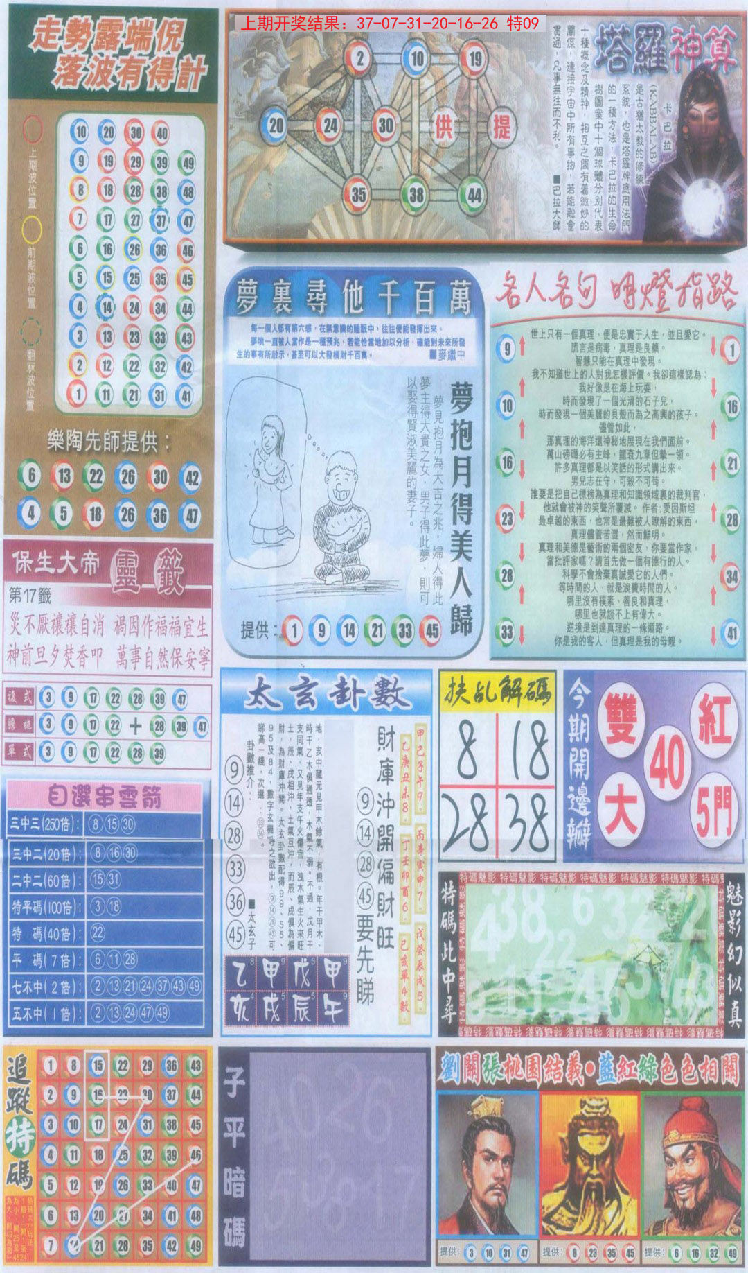 2024358期新报跑狗-2(背面)