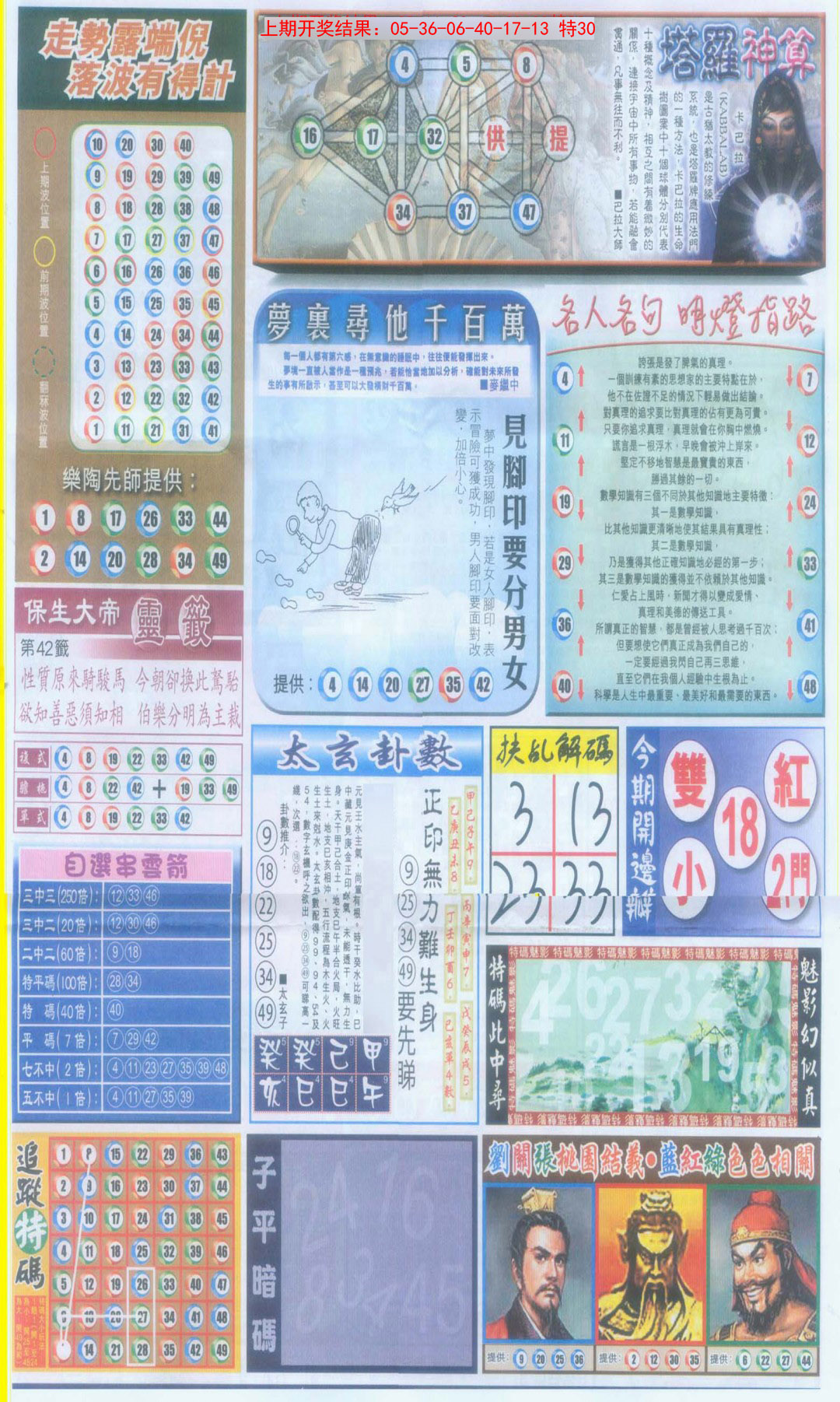 2024366期新报跑狗-2(背面)