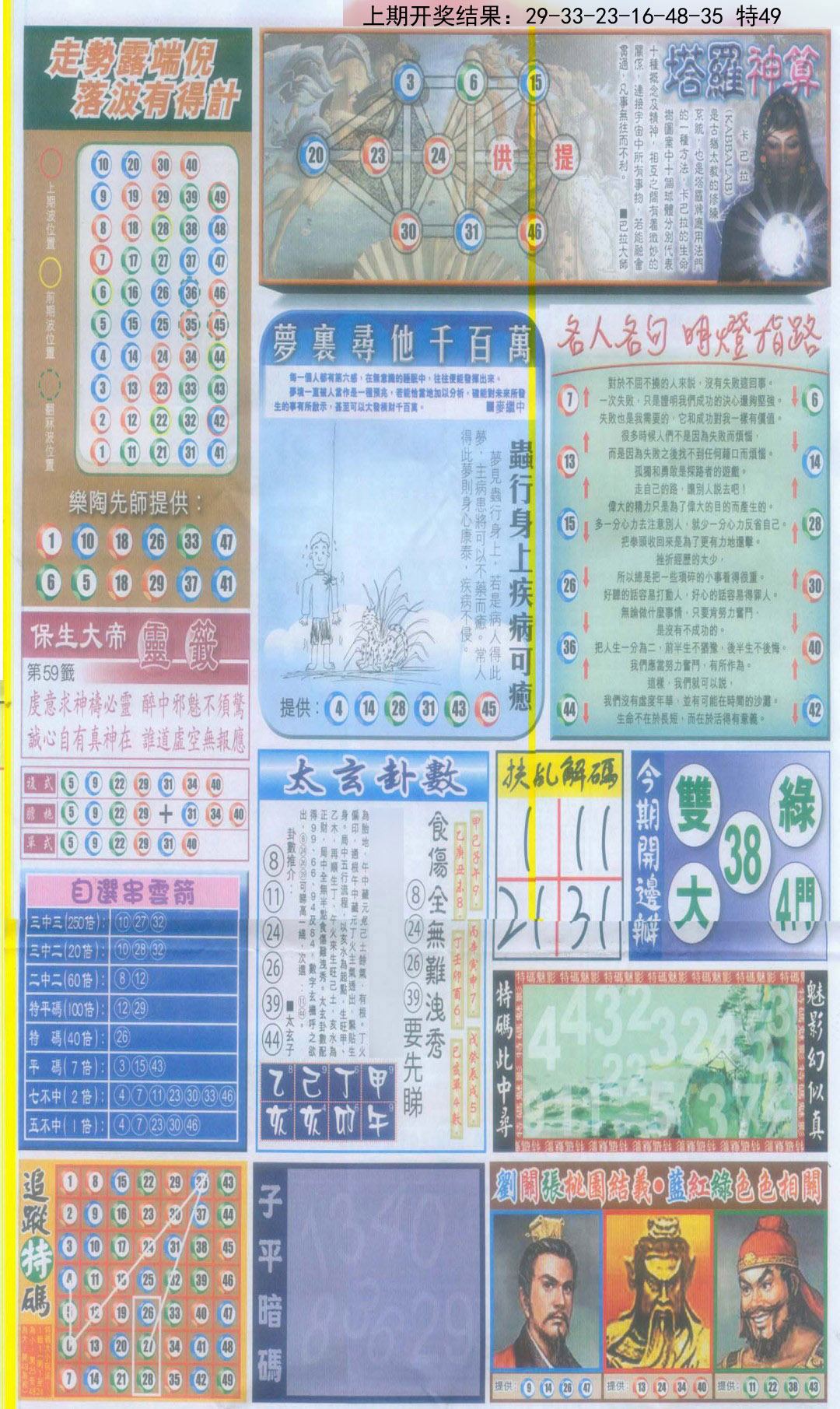 2024343期新报跑狗-2(背面)