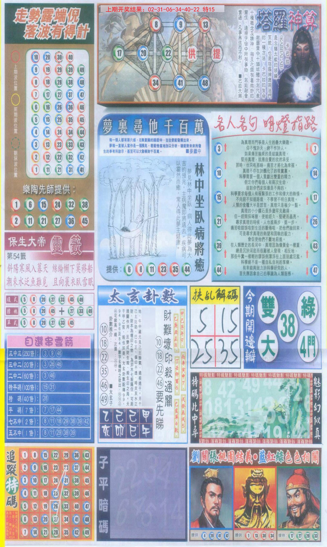 2024360期新报跑狗-2(背面)