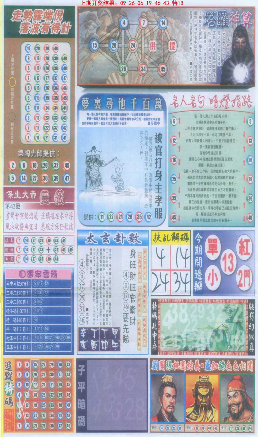 2024342期新报跑狗-2(背面)