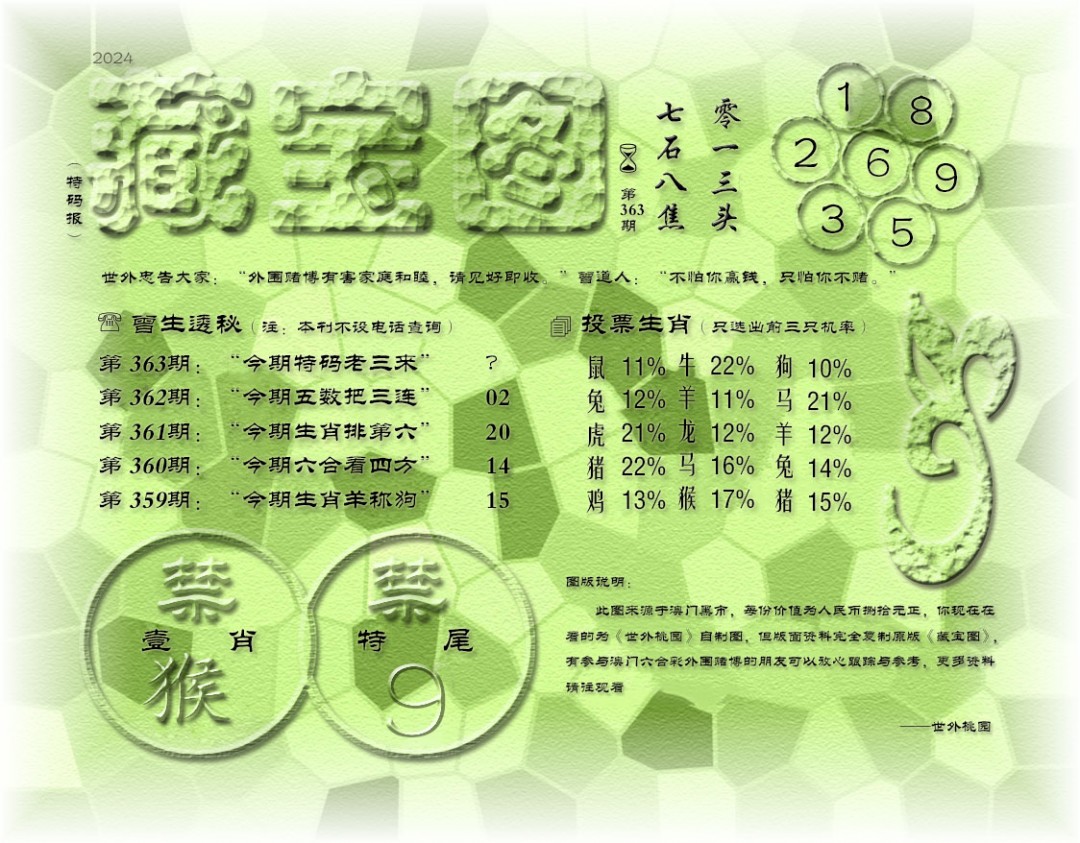 2024363期老《藏宝图》