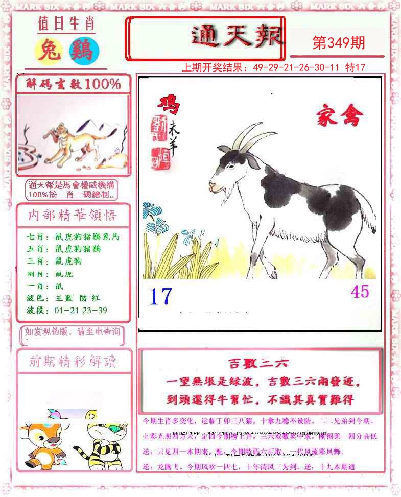 2024349期小喜通天报