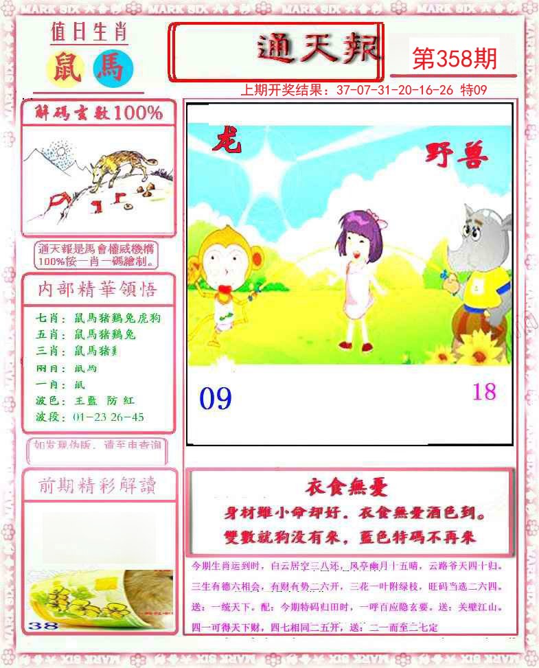2024358期小喜通天报