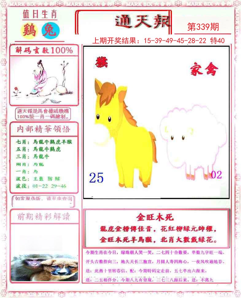 2024339期小喜通天报