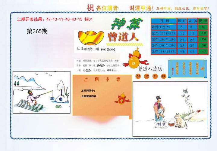 2024365期4-神算