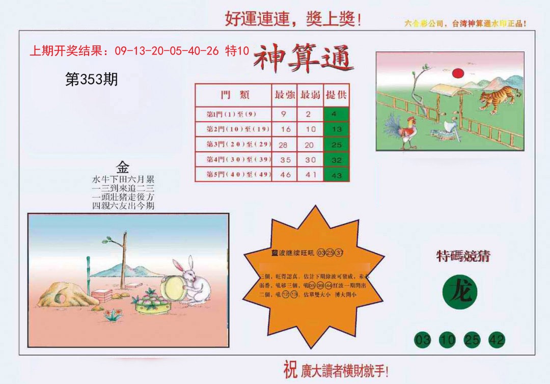 2024353期4-台湾神算