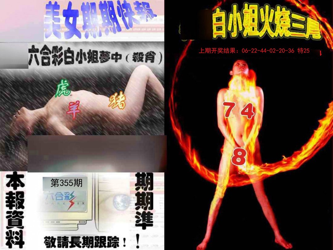 2024355期环球美女特码报