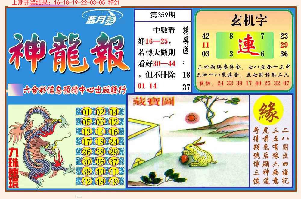 2024359期神龙报