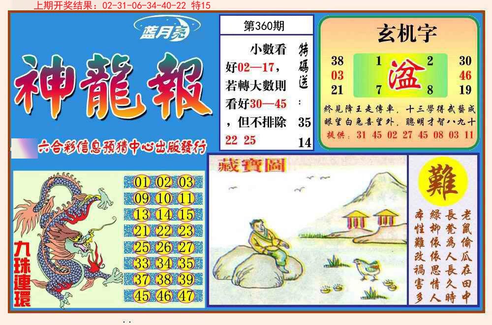 2024360期神龙报