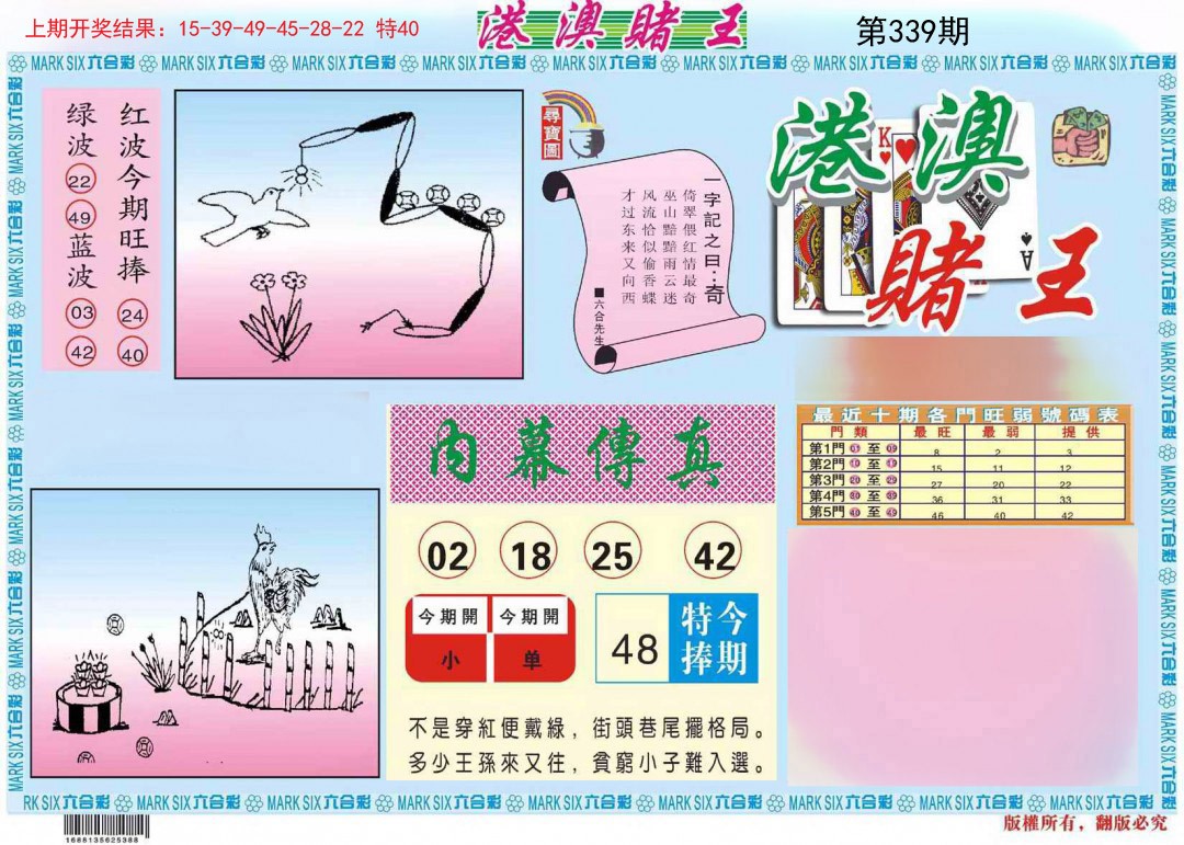2024339期港澳赌王A