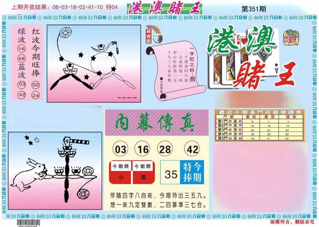 2024351期港澳赌王A