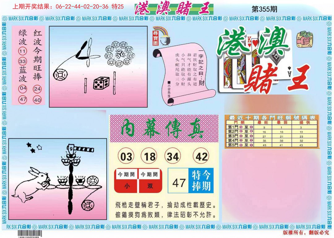 2024355期港澳赌王A
