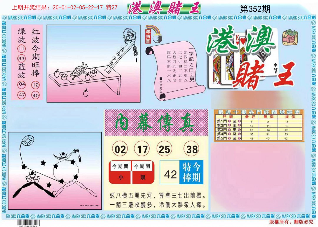 2024352期港澳赌王A