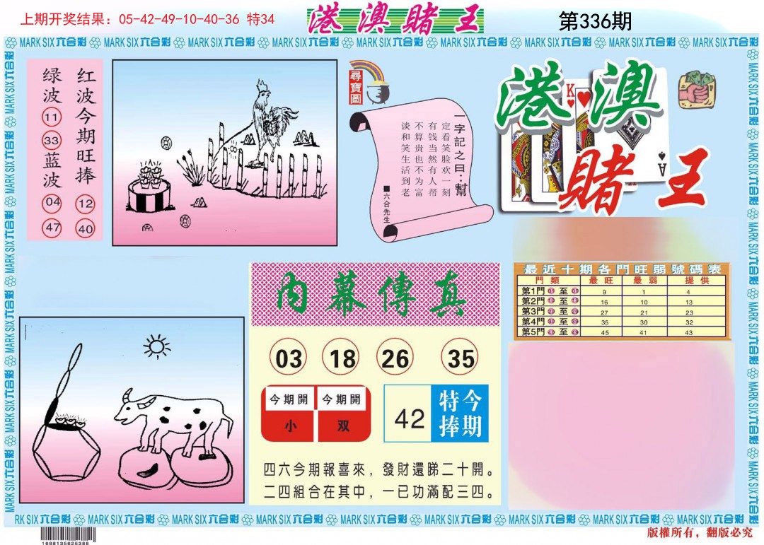 2024336期港澳赌王A