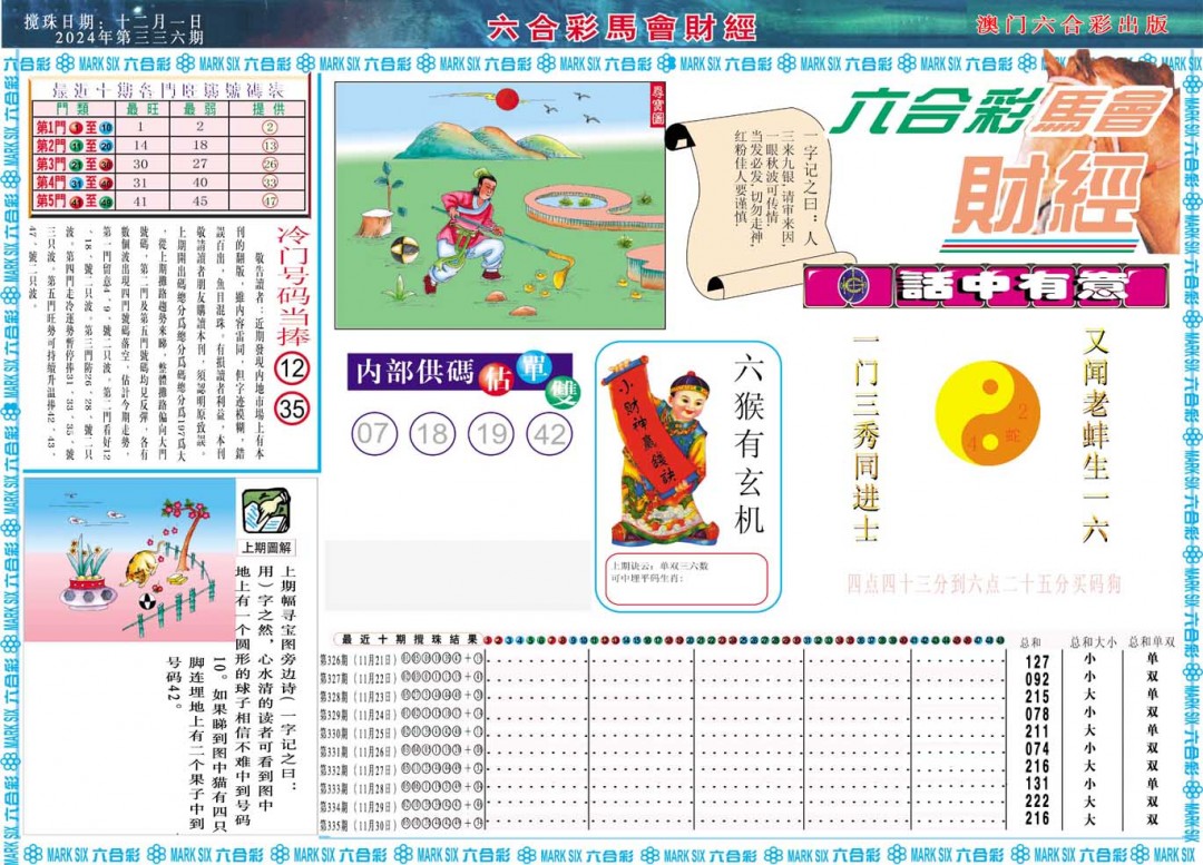 2024336期马会财经A