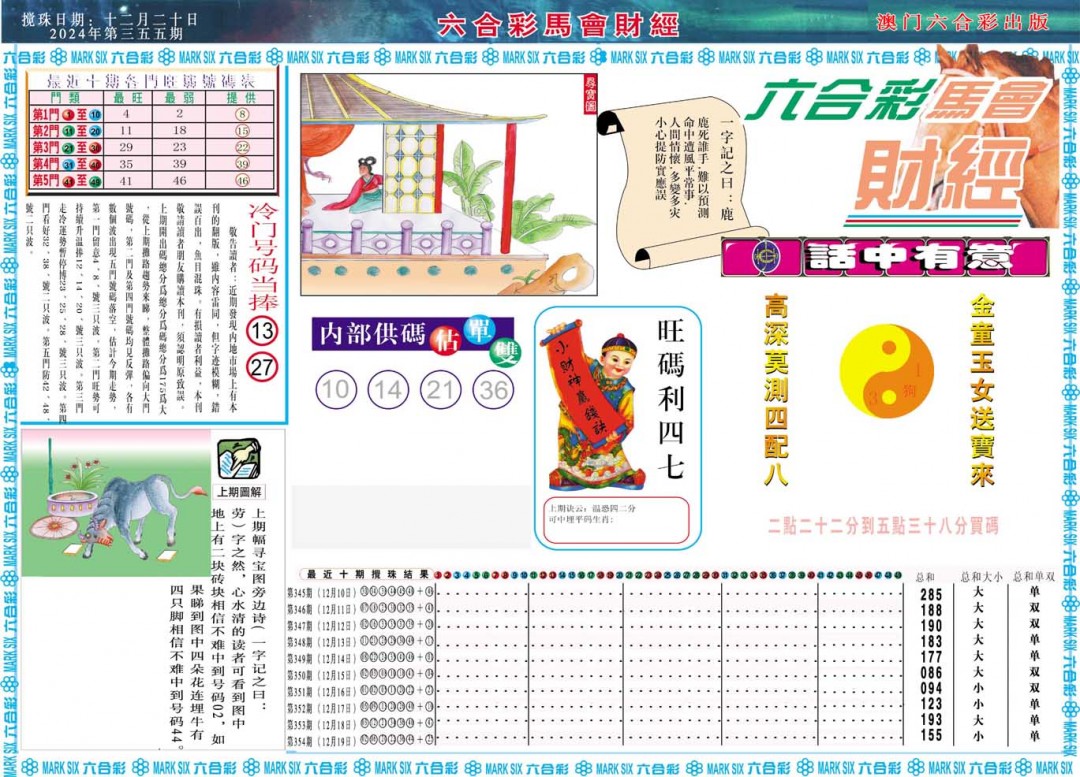 2024355期马会财经A