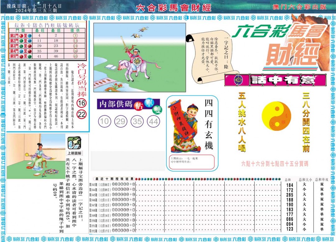2024353期马会财经A