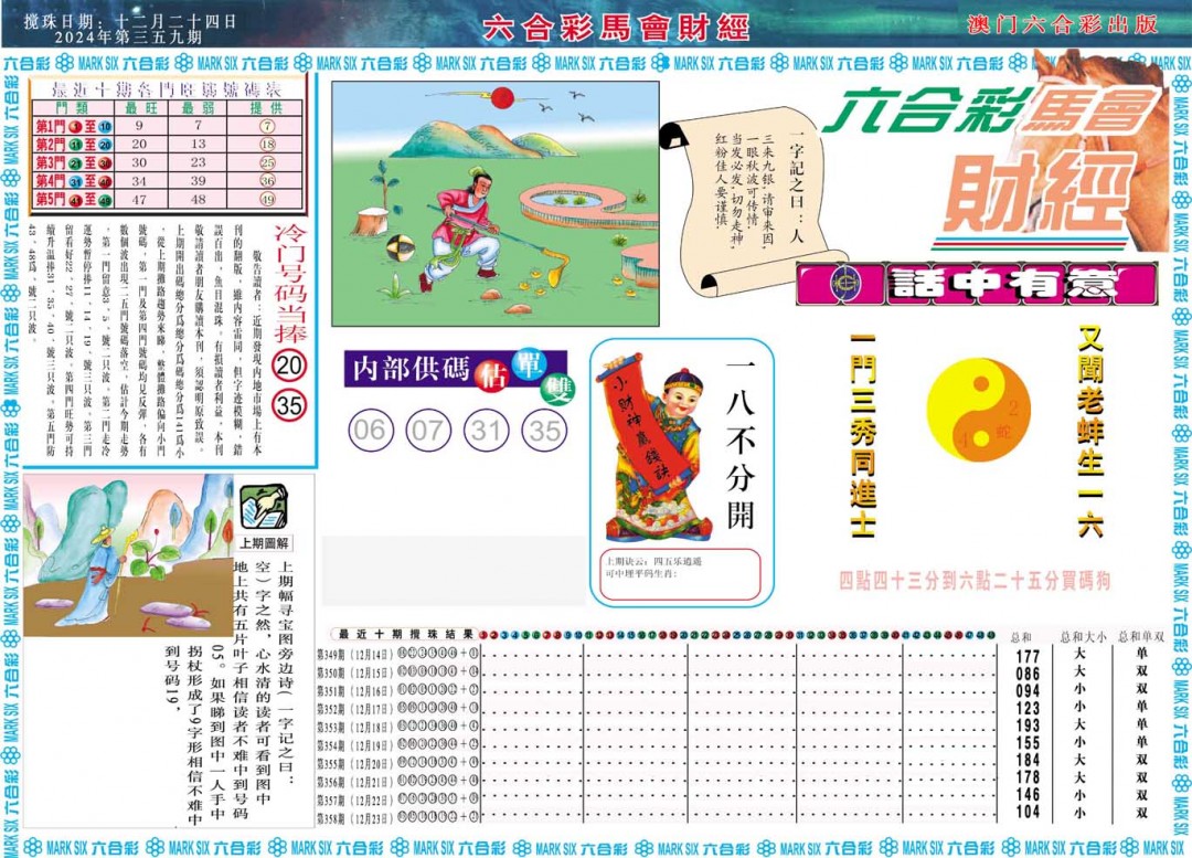 2024359期马会财经A