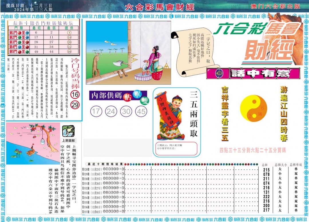 2024338期马会财经A