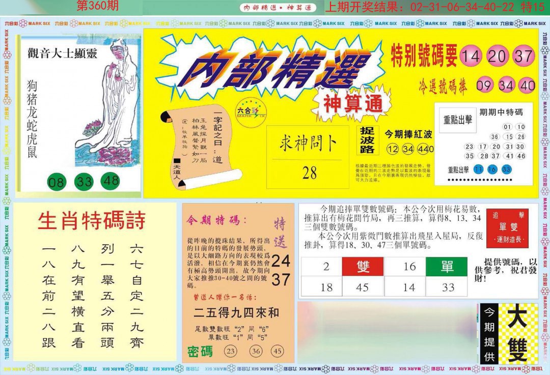 2024360期内部精选A