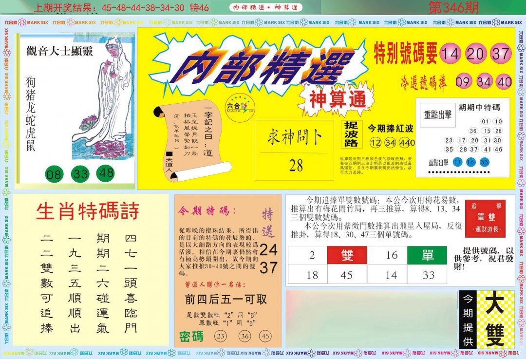 2024346期内部精选A